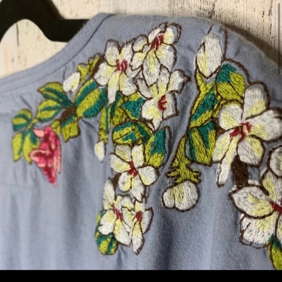 🥳HP🥳Johnny Was LA Blue Ombre Tunic Top S - Picture 3 of 4